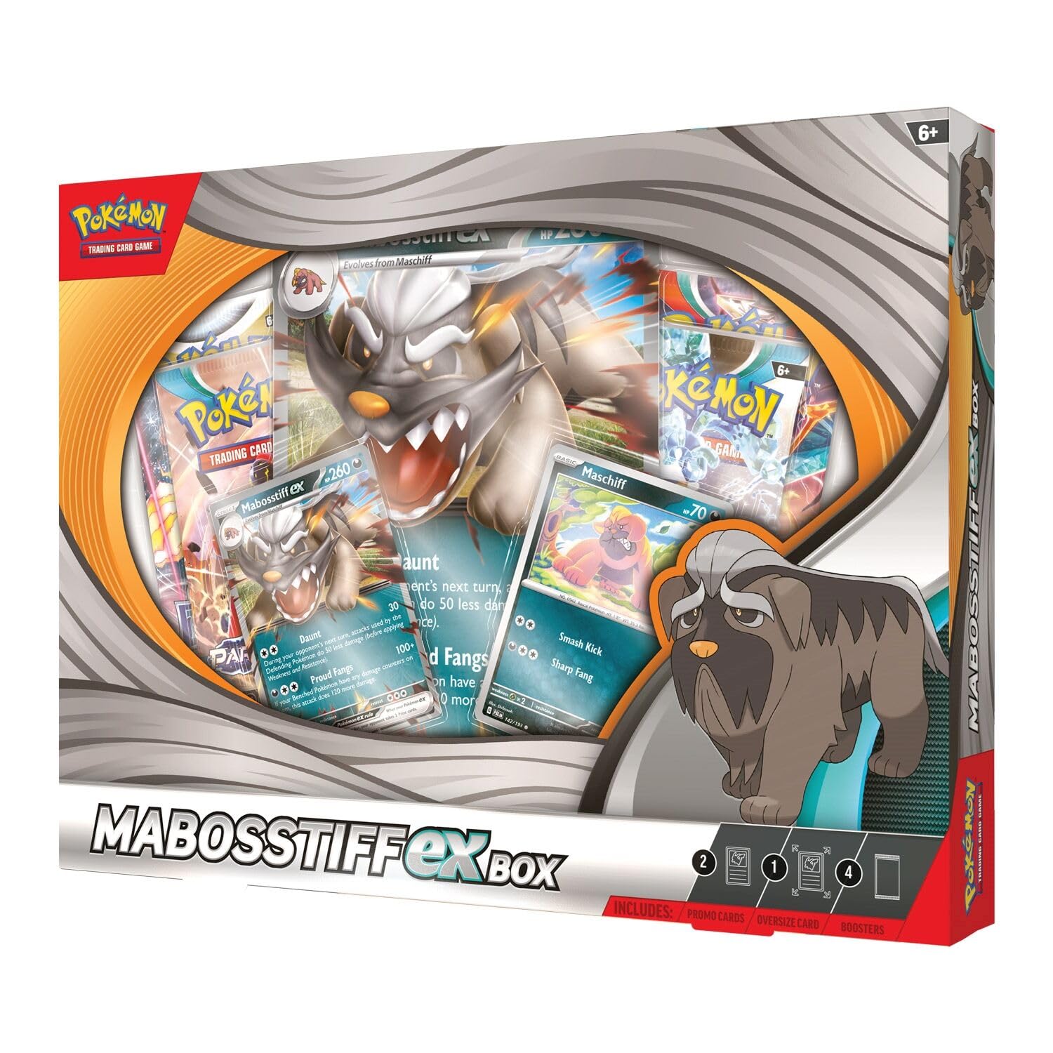 Foto 2 | Juego de Cartas Coleccionables Pokémon Mabosstiff Ex Box - Venta Internacional