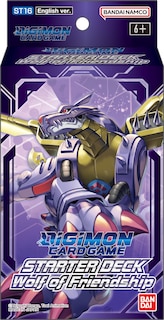 Foto 1 | Juego De Cartas Starter Deck Digimon Wolf Of Friendship St16 - Venta Internacional.