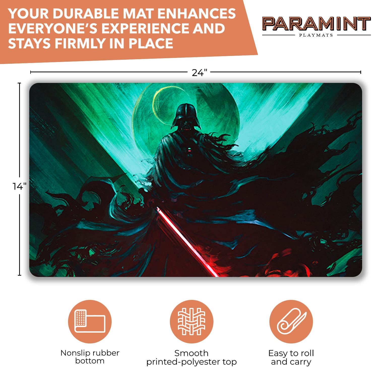 Foto 2 | Tapete De Juego Mtg Paramint Dark Lord Cosido Para Magic Gathering - Venta Internacional.
