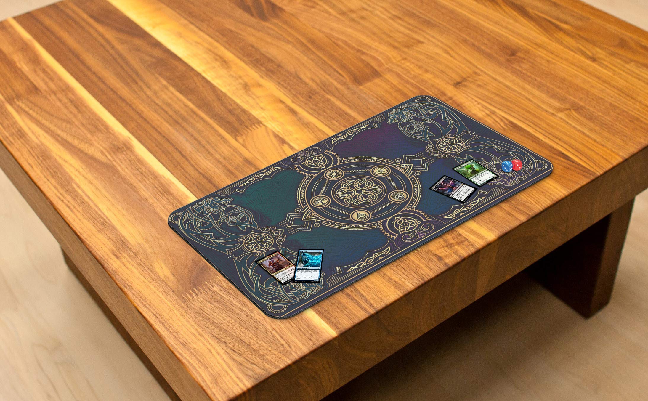 Foto 4 pulgar | Alfombra De Juego Mtg Paramint Lucid Dragon Blast Cosida - Venta Internacional.