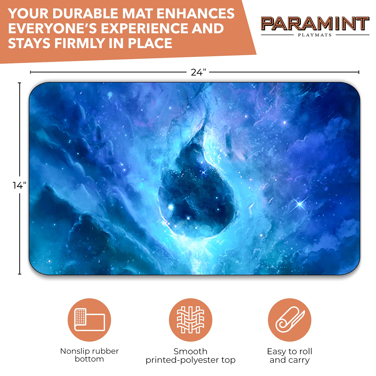 Foto 3 pulgar | Tapete De Juego Mtg Paramint Island Ethereal Mana (cosido) - Venta Internacional.