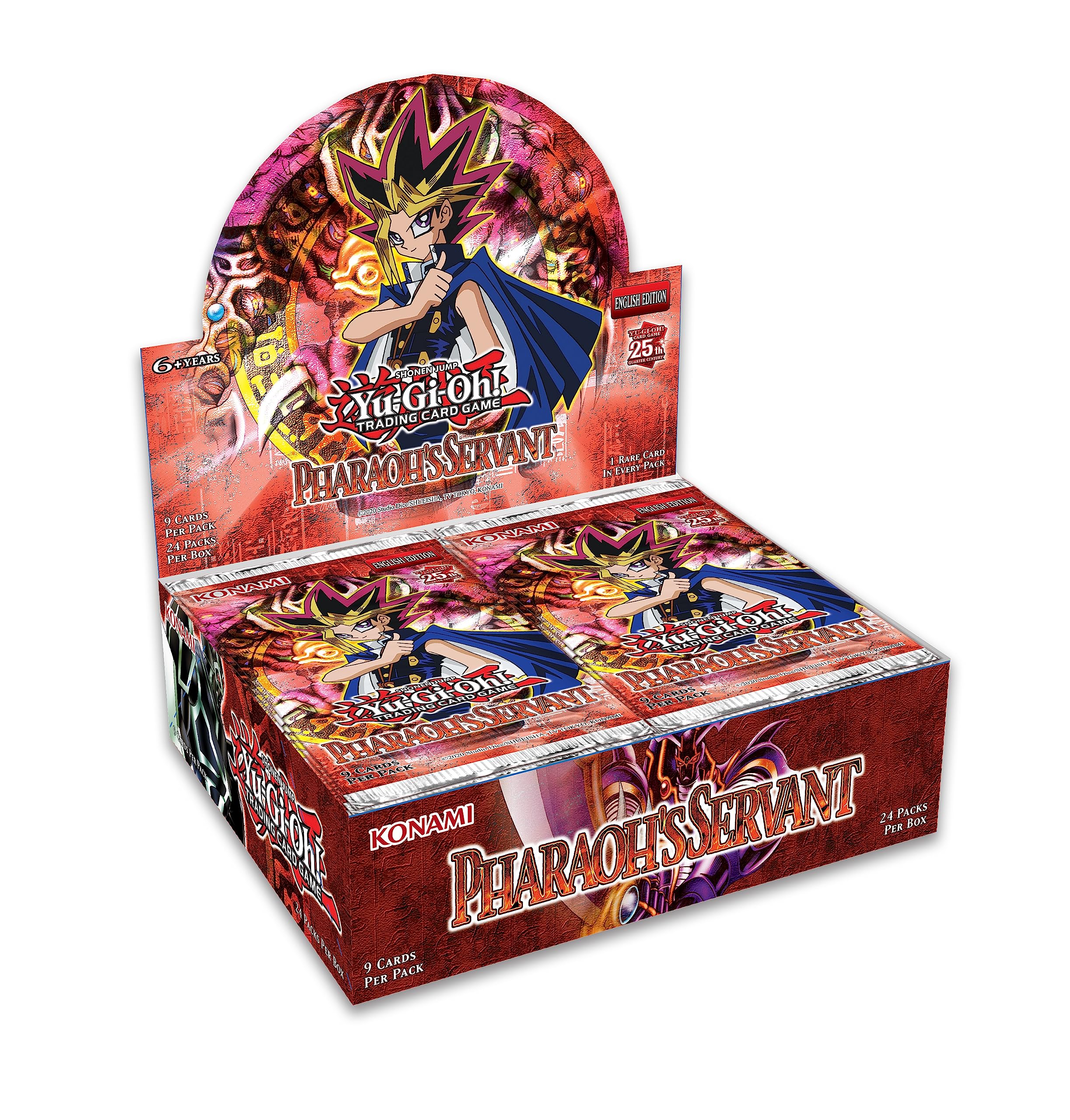 Foto 2 pulgar | Caja De Refuerzo Yu-gi-oh! ¡konami, El Sirviente Del Faraón Tcg - Venta Internacional.