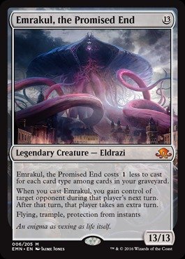 Foto 2 pulgar | Juego de Cartas Coleccionables Magic The Gathering Emrakul Eldritch Moon - Venta Internacional