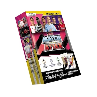 Foto 1 | Booster Tin Topps Match Attax 23/24 Con 42 Cartas Y 2 Ediciones Limitadas - Venta Internacional.