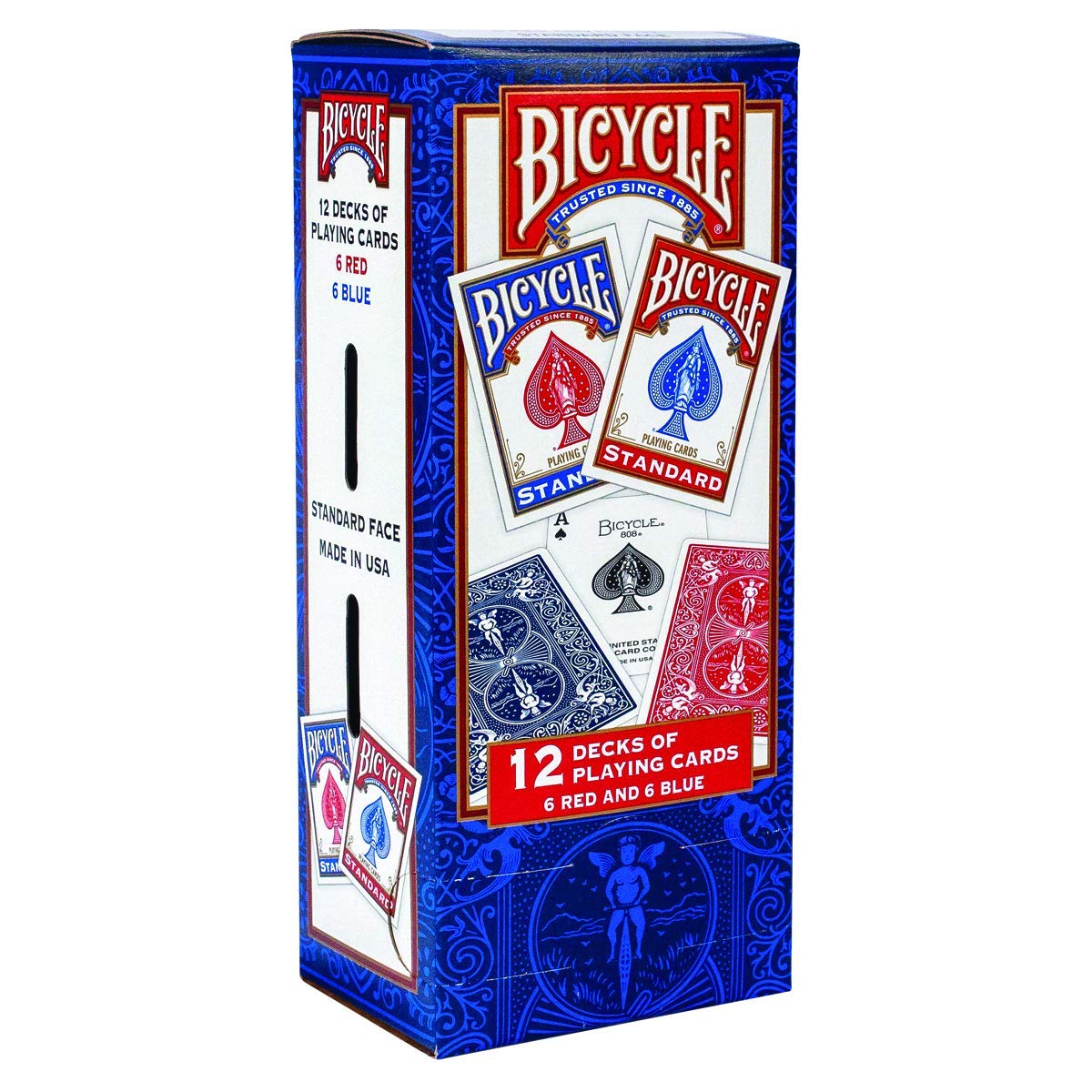 Foto 2 pulgar | Juego De Cartas Con Índice Estándar Para Bicicletas, Paquete De 12 - Venta Internacional.