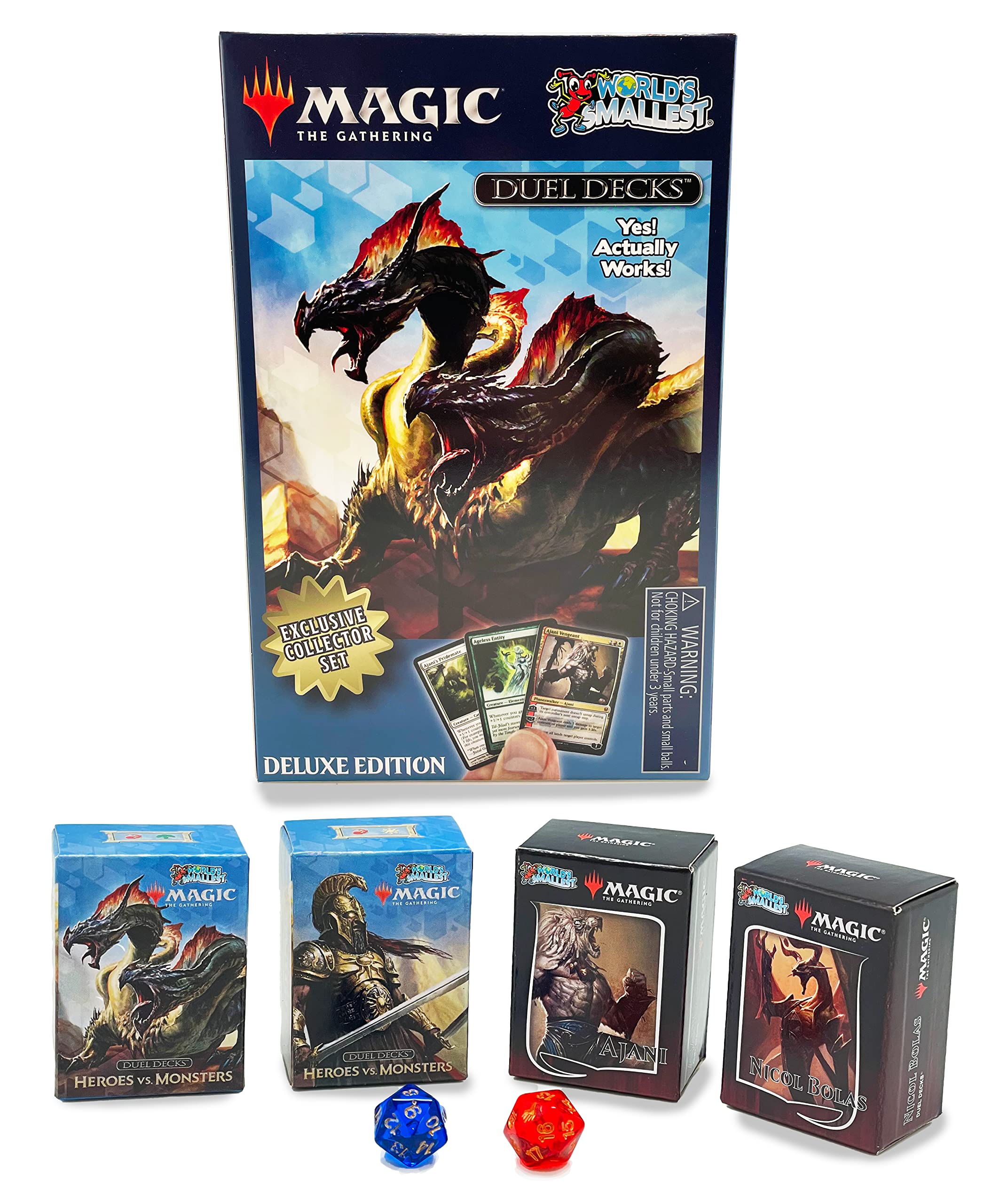 Foto 3 pulgar | Set De Coleccionista Magic The Gathering Más Pequeño Del Mundo Con Ajani Vs. Nicol Bolas - Venta Internacional.