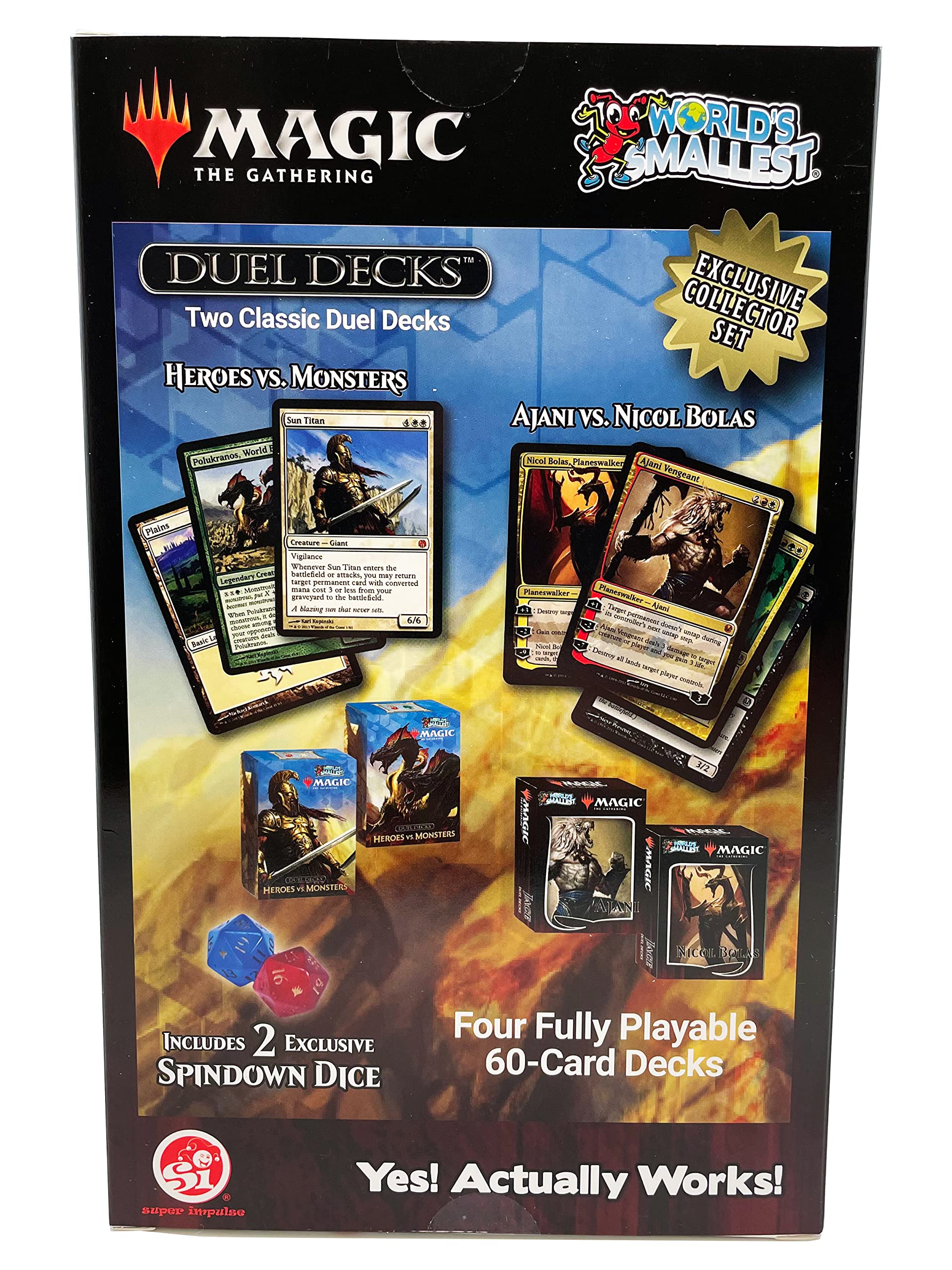Foto 5 pulgar | Set De Coleccionista Magic The Gathering Más Pequeño Del Mundo Con Ajani Vs. Nicol Bolas - Venta Internacional.
