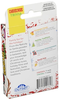 Foto 3 | Juego De Cartas Outset Media Christmas Trivia Travel Size - Venta Internacional.