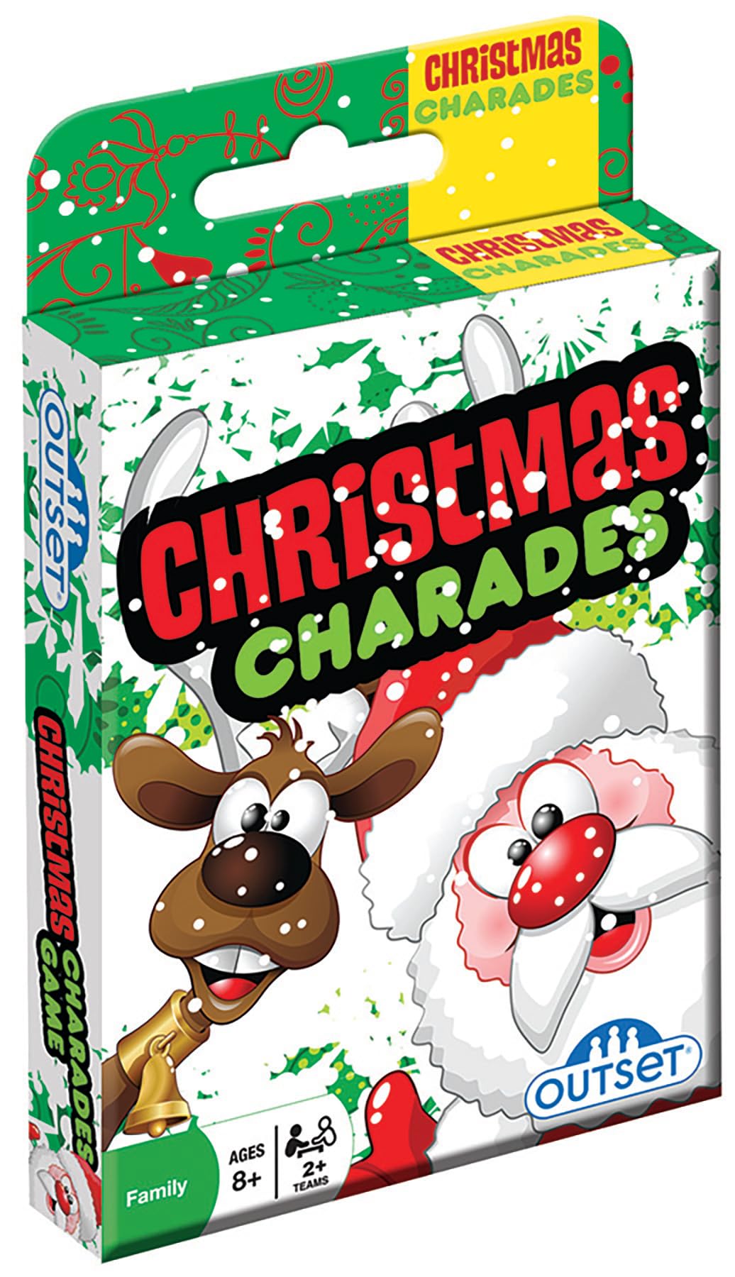 Foto 2 pulgar | Juego De Cartas Outset Media Christmas Charades 210 Tarjetas - Venta Internacional.