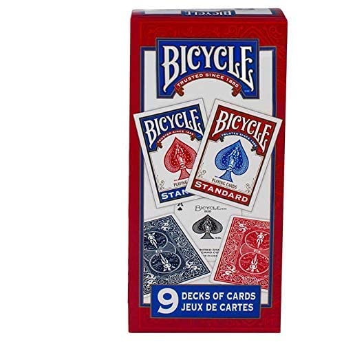 Foto 3 pulgar | Barajas De Cartas Para Bicicleta, Cara Estándar, 9 Paquetes - Venta Internacional.