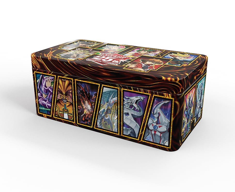 Foto 5 | Juego De Cartas Coleccionables Yu-gi-oh! 25 Aniversario De Tin Dueling Heroes - Venta Internacional.