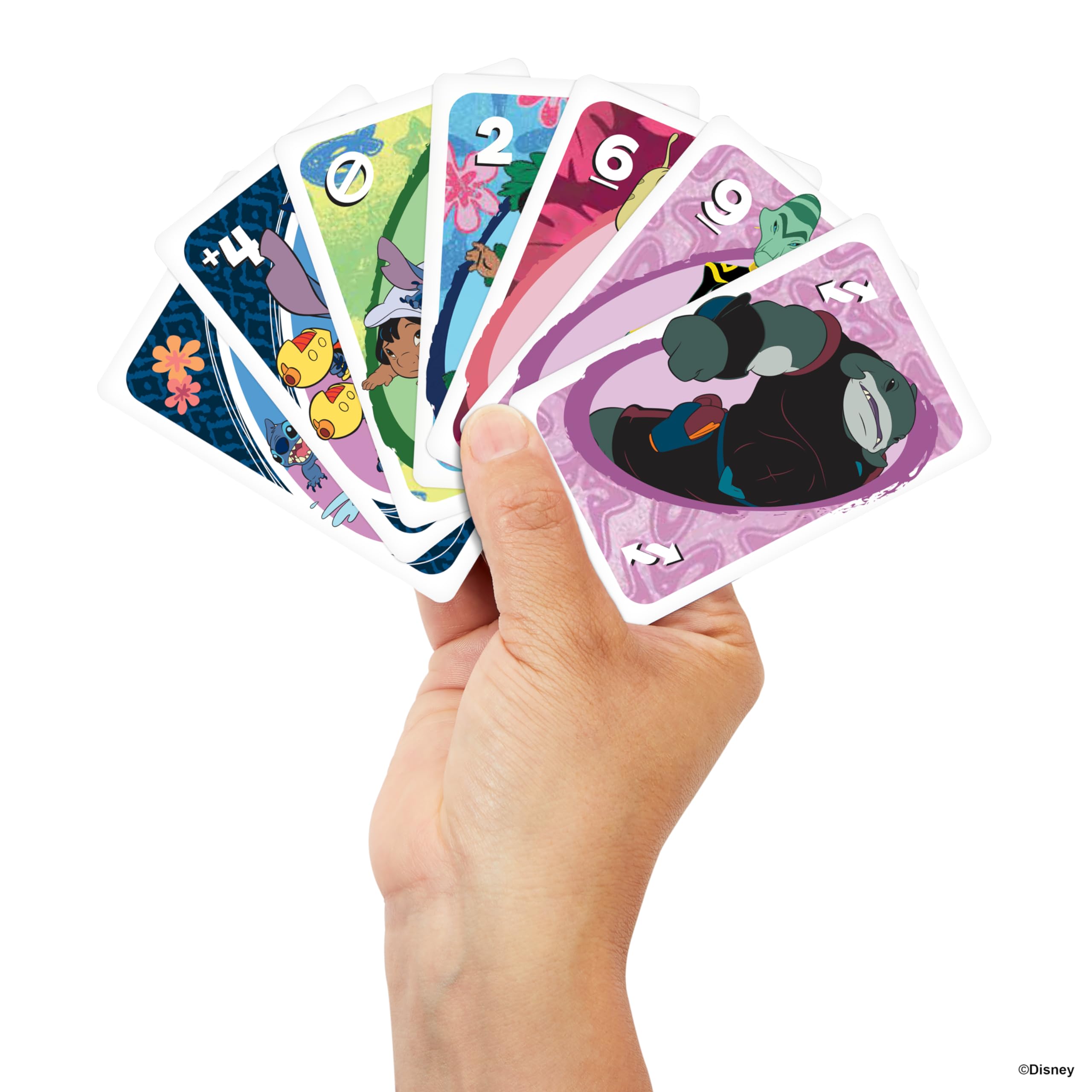 Foto 3 pulgar | Juego De Cartas Mattel Games Uno Disney's Lilo And Stitch - Venta Internacional.