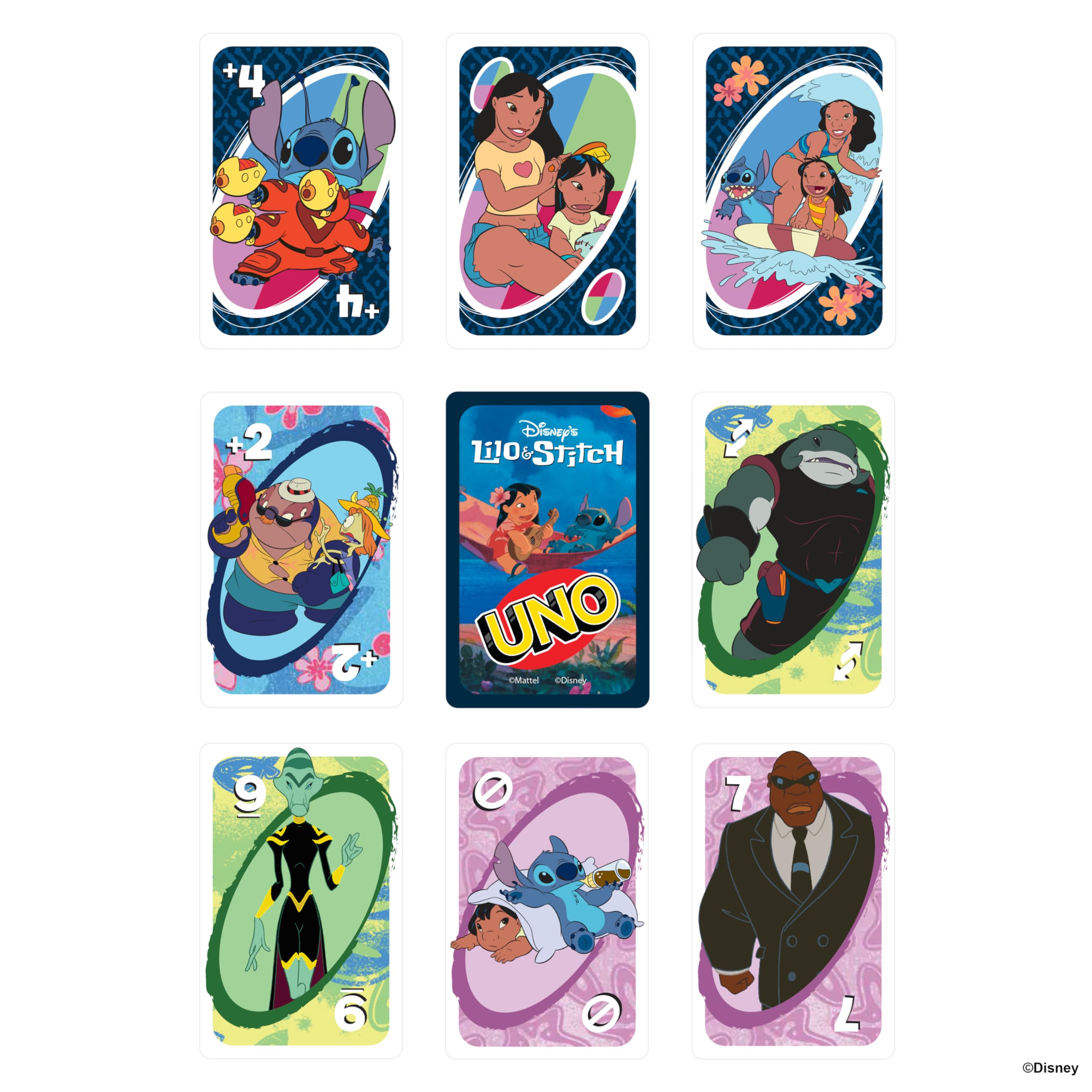 Foto 4 pulgar | Juego De Cartas Mattel Games Uno Disney's Lilo And Stitch - Venta Internacional.