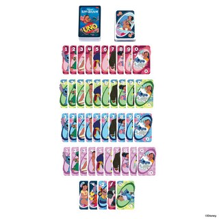 Foto 4 | Juego De Cartas Mattel Games Uno Disney's Lilo And Stitch - Venta Internacional.