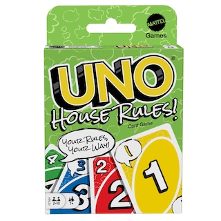 Foto 1 | Juego De Cartas Mattel Games Uno House Rules Para Niños Y Adultos - Venta Internacional.