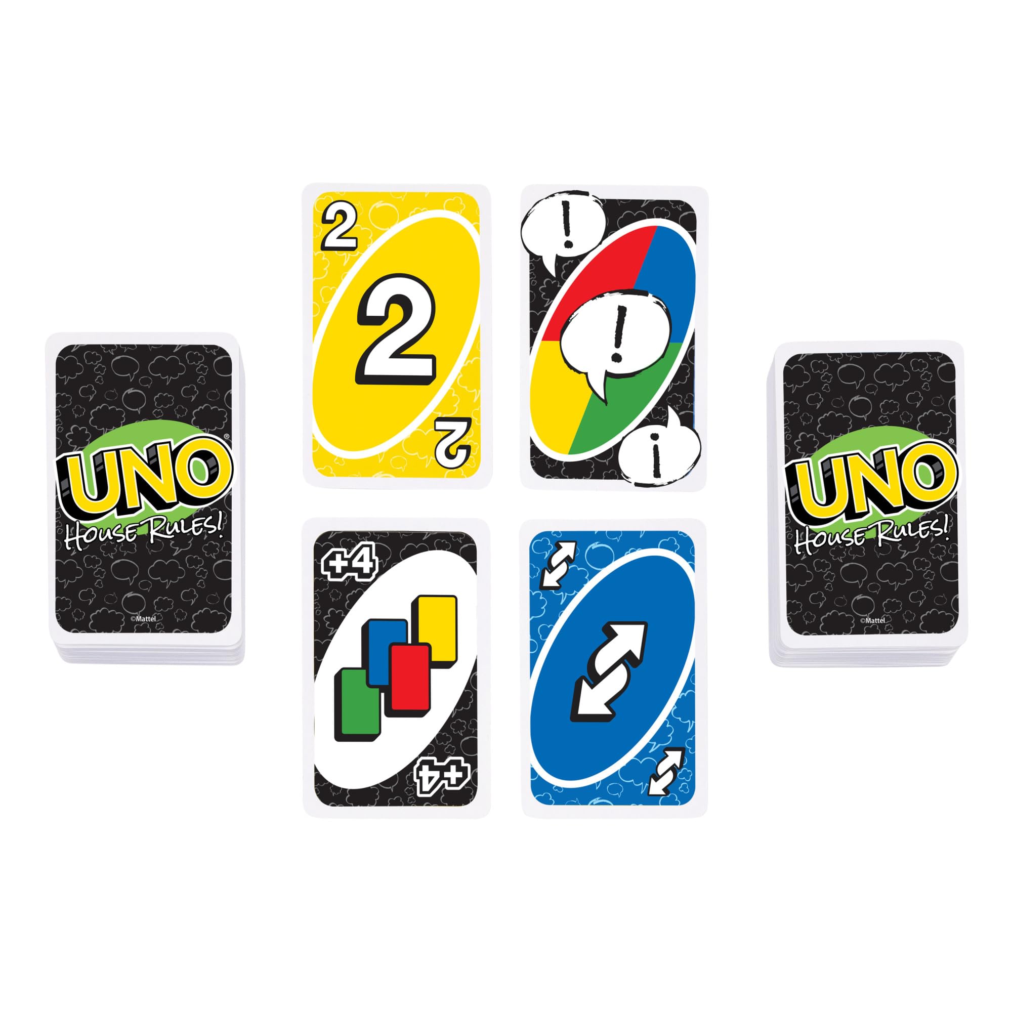 Foto 6 pulgar | Juego De Cartas Mattel Games Uno House Rules Para Niños Y Adultos - Venta Internacional.