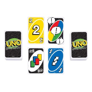 Foto 5 | Juego De Cartas Mattel Games Uno House Rules Para Niños Y Adultos - Venta Internacional.