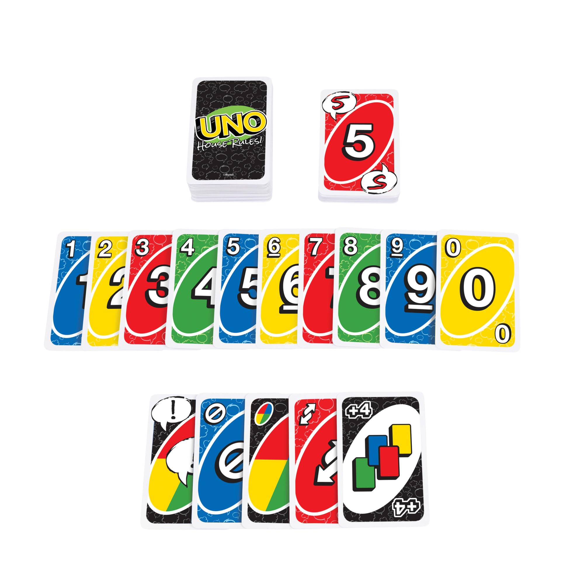 Foto 7 pulgar | Juego De Cartas Mattel Games Uno House Rules Para Niños Y Adultos - Venta Internacional.