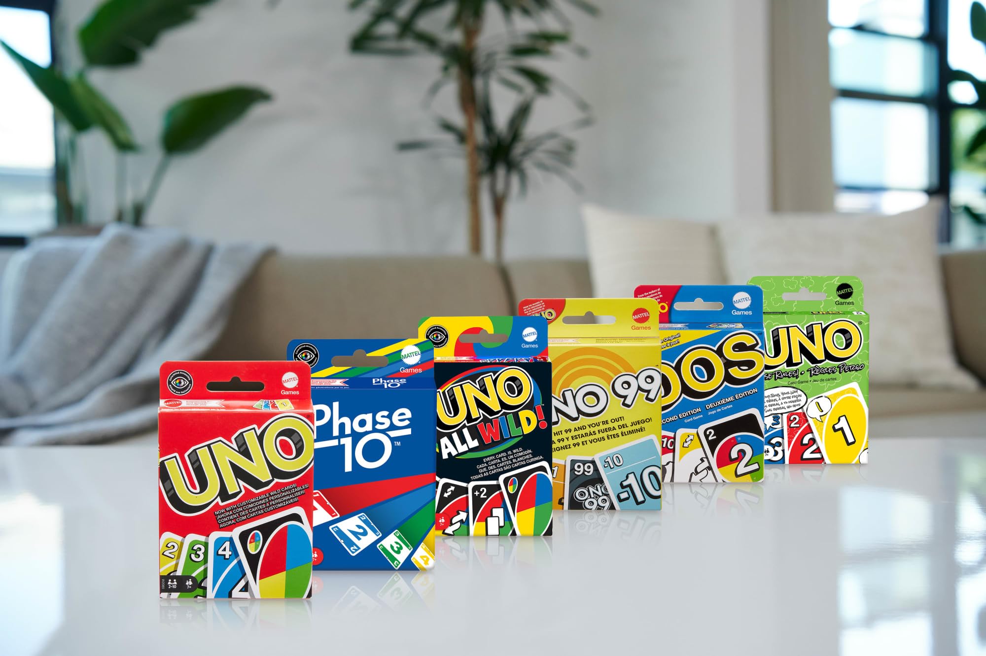 Foto 8 pulgar | Juego De Cartas Mattel Games Uno House Rules Para Niños Y Adultos - Venta Internacional.