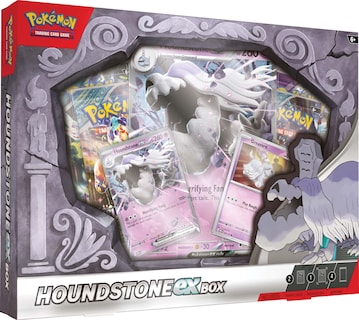 Foto 1 | Juego de Cartas Coleccionables Pokémon Houndstone Ex Box con 4 Paquetes - Venta Internacional