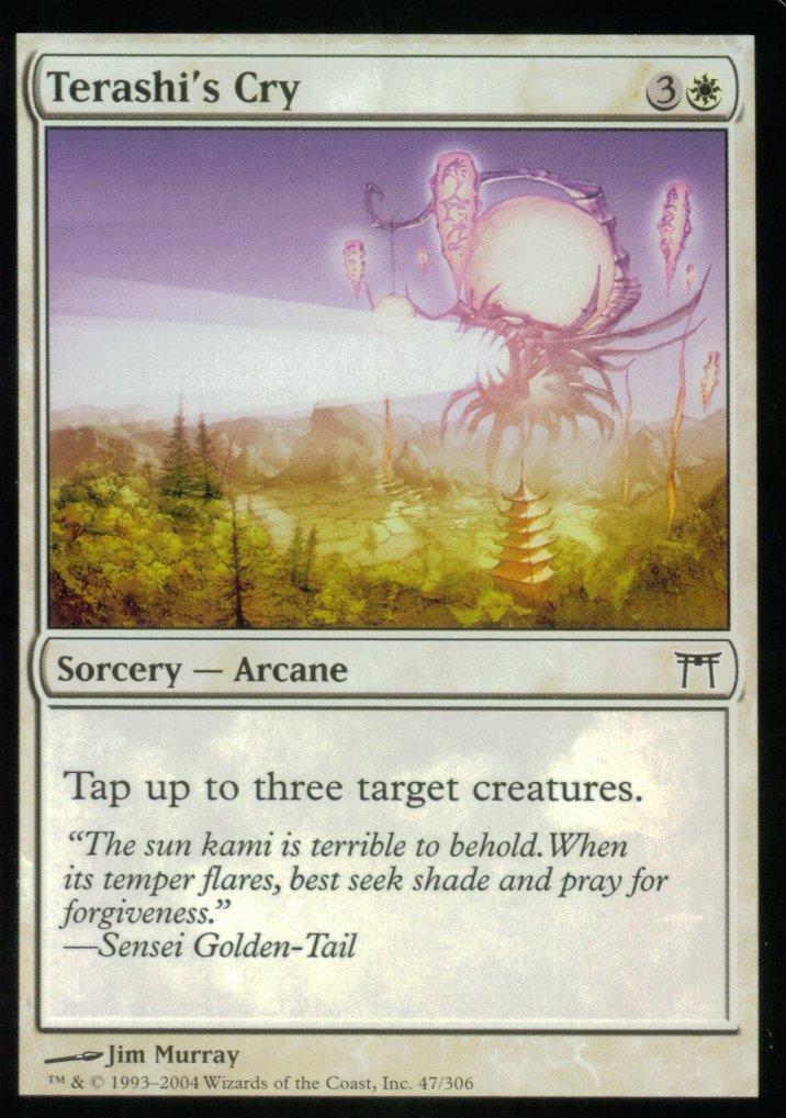 Foto 2 pulgar | Trading Card Magic: The Gathering Terashi's Cry White - Venta Internacional.