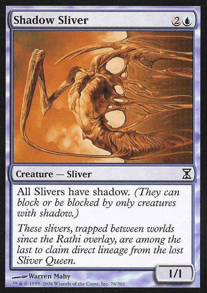 Foto 2 pulgar | Trading Card Magic The Gathering Shadow Sliver Time Spiral - Venta Internacional.