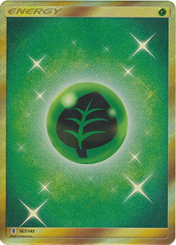 Foto 2 pulgar | Juego De Cartas Coleccionables Pokémon Grass Energy 167/145 Secret Rare - Venta Internacional.