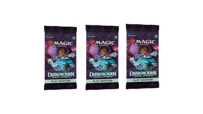 Foto 1 | Lote De 3 Paquetes Mtg Play Booster Pack Duskmourn House Of Horrors - Venta Internacional.