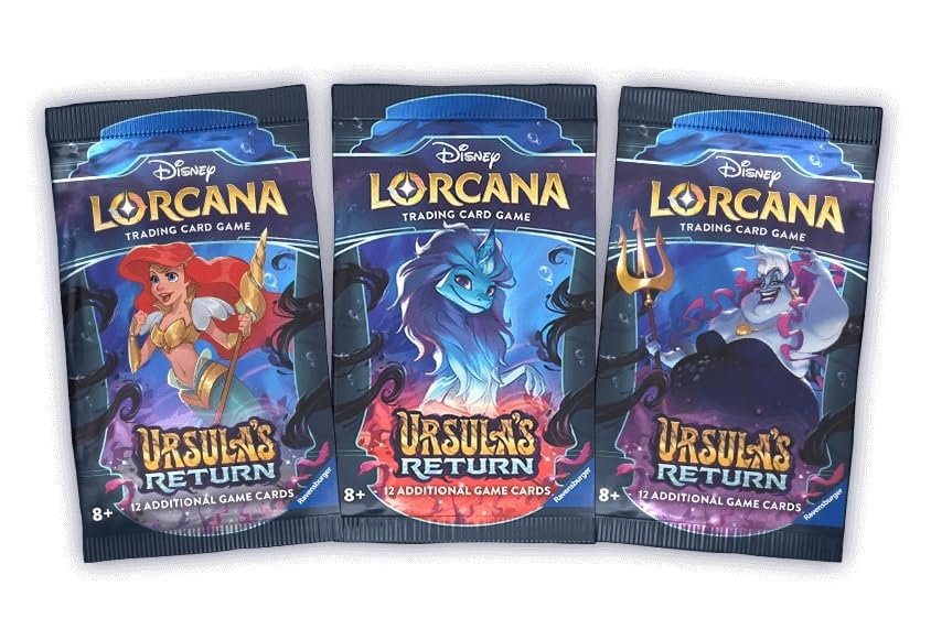 Foto 2 pulgar | Booster Pack Lorcana Ursulas Return, 12 Tarjetas X 3 Paquetes - Venta Internacional.