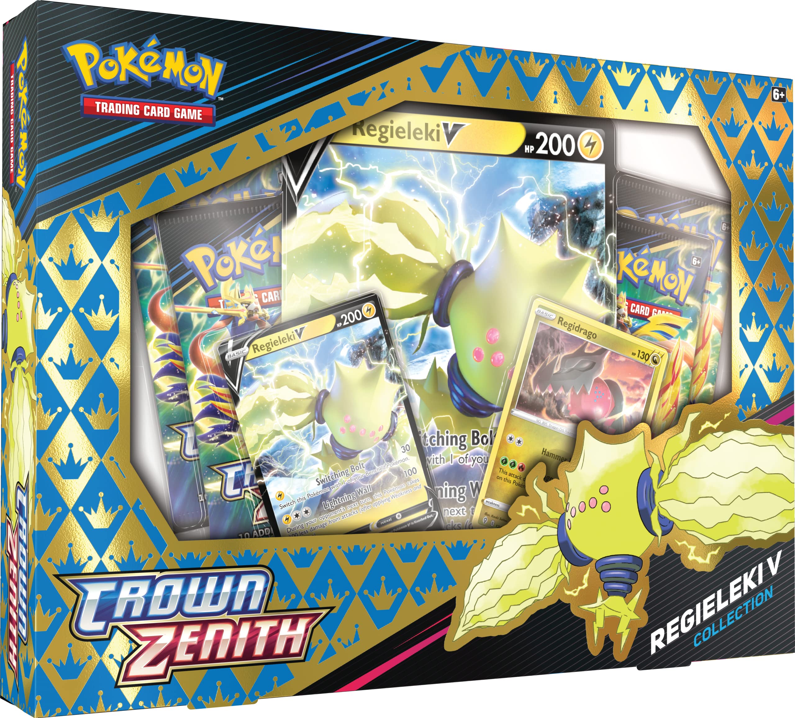 Foto 1 | Juego de Cartas Coleccionables Pokémon Regieleki V Crown Zenith - Venta Internacional