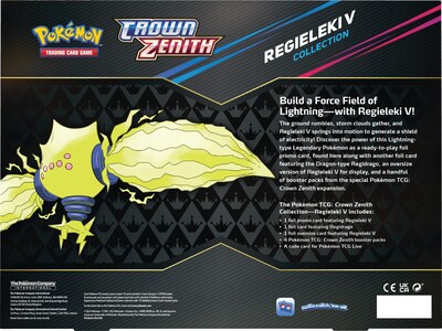 Foto 3 | Juego de Cartas Coleccionables Pokémon Regieleki V Crown Zenith - Venta Internacional