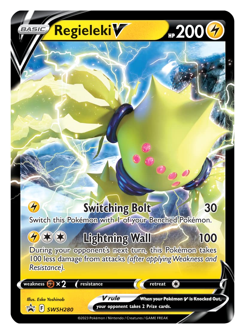 Foto 6 | Juego de Cartas Coleccionables Pokémon Regieleki V Crown Zenith - Venta Internacional