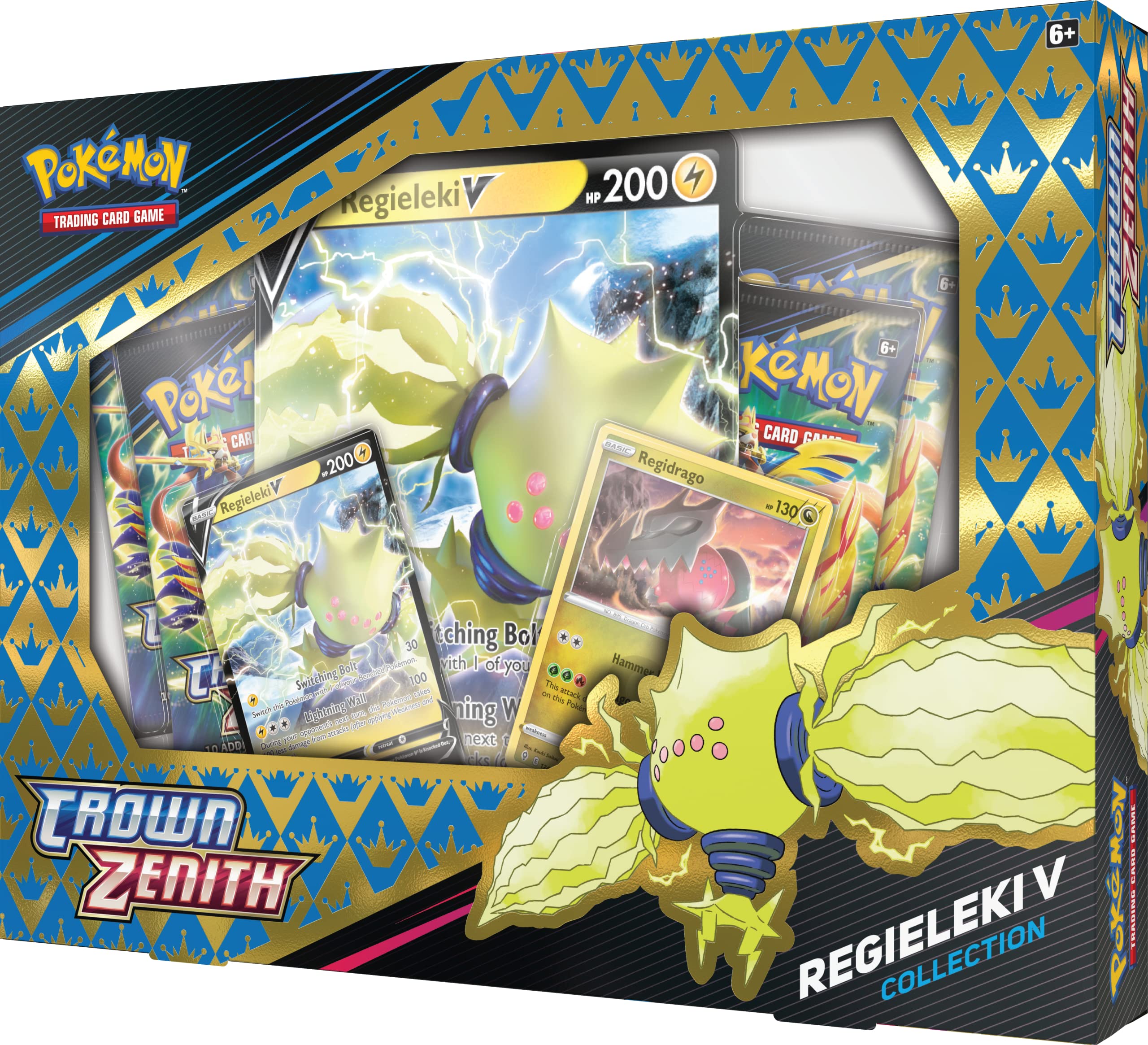 Foto 8 pulgar | Juego de Cartas Coleccionables Pokémon Regieleki V Crown Zenith - Venta Internacional