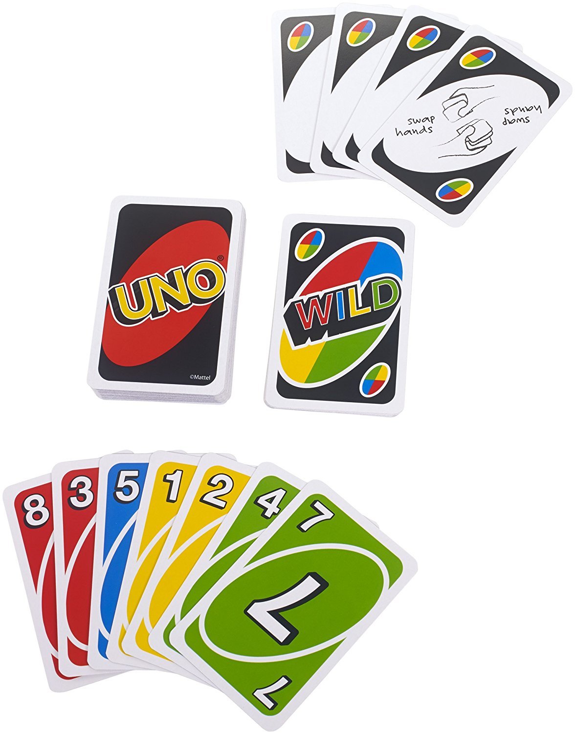 Foto 2 | Juego De Cartas Mattel Games Uno  42003 - Venta Internacional.