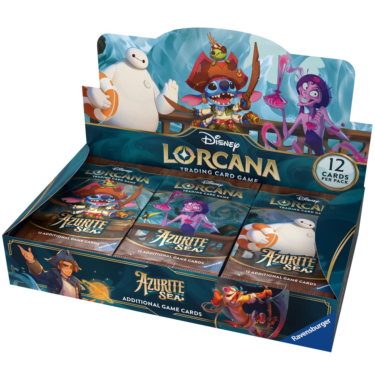 Foto 2 pulgar | Juego De Cartas Coleccionables Ravensburger Disney Lorcana Azurite Sea - Venta Internacional.
