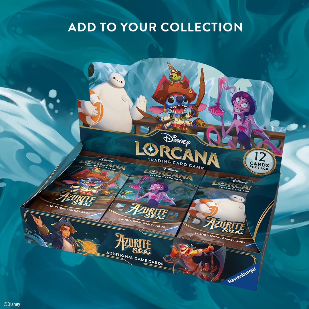 Foto 2 | Juego De Cartas Coleccionables Ravensburger Disney Lorcana Azurite Sea - Venta Internacional.