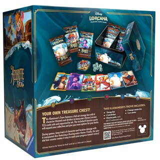 Foto 5 | Almacenamiento De Tarjetas Ravensburger Disney Lorcana Tcg Azurite Sea - Venta Internacional.