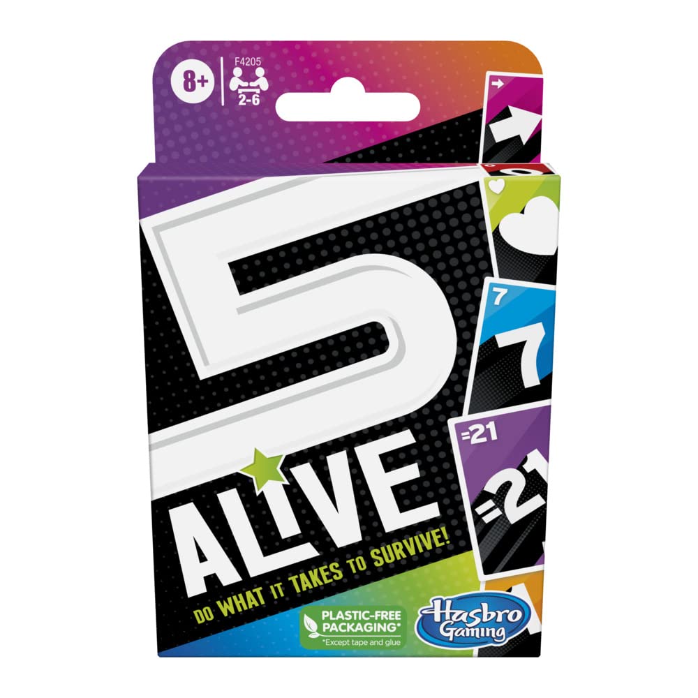 Foto 2 pulgar | Juego De Cartas Hasbro Gaming 5 Alive Family Kids 8+ Years - Venta Internacional.