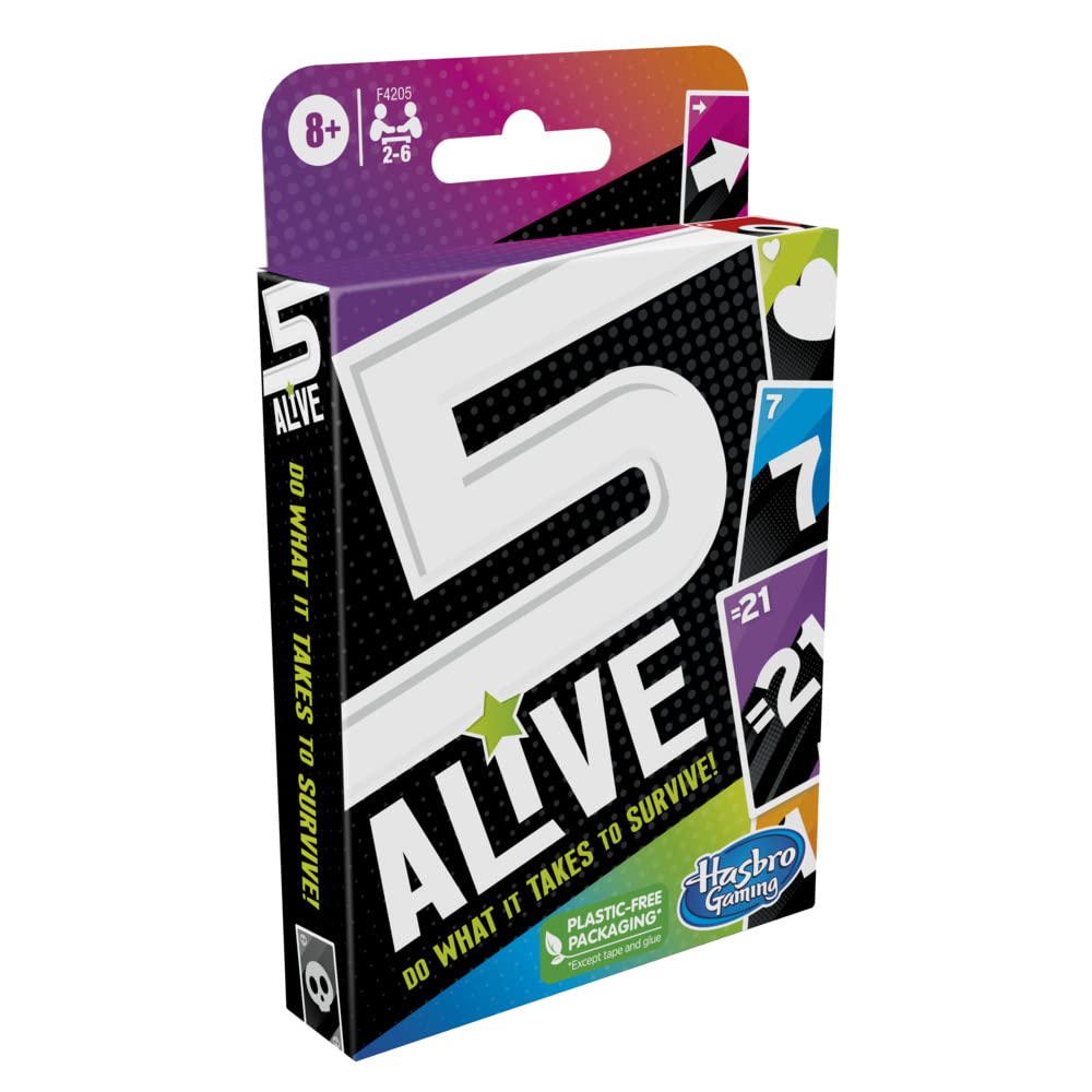 Foto 2 | Juego De Cartas Hasbro Gaming 5 Alive Family Kids 8+ Years - Venta Internacional.