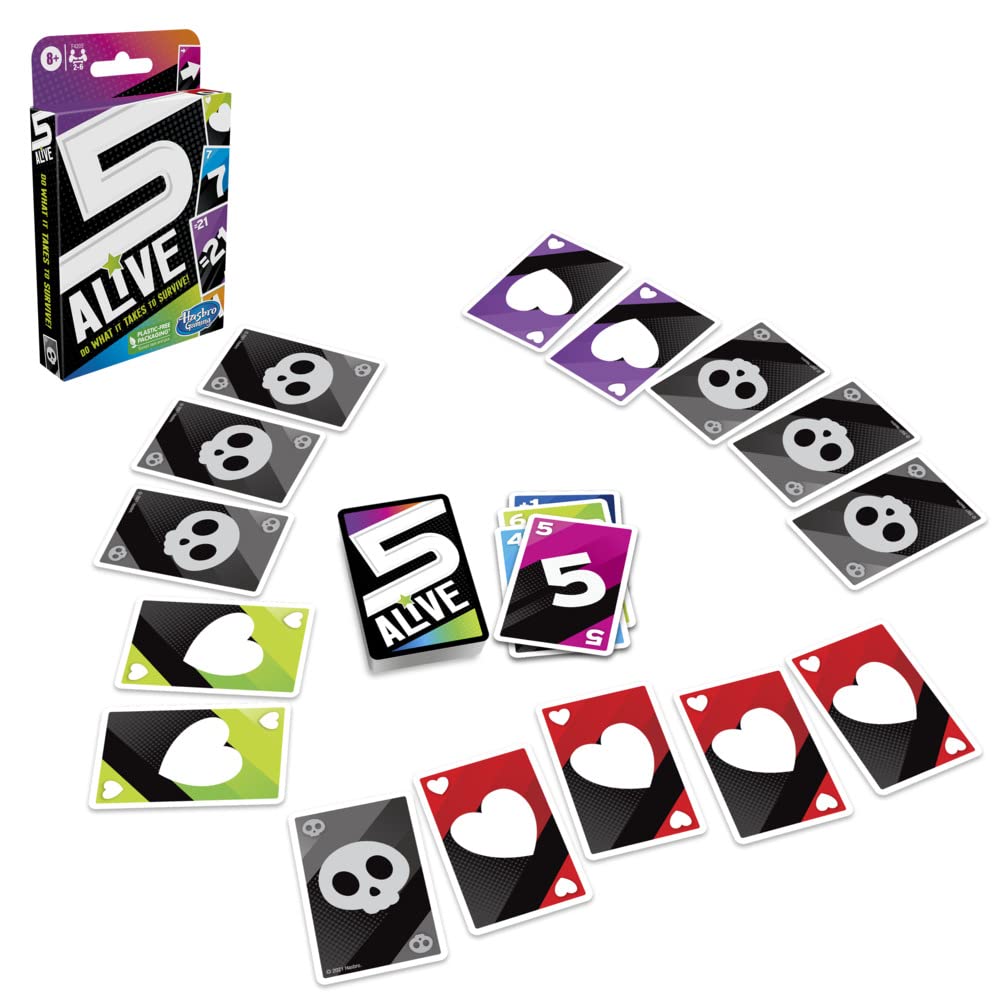 Foto 4 pulgar | Juego De Cartas Hasbro Gaming 5 Alive Family Kids 8+ Years - Venta Internacional.
