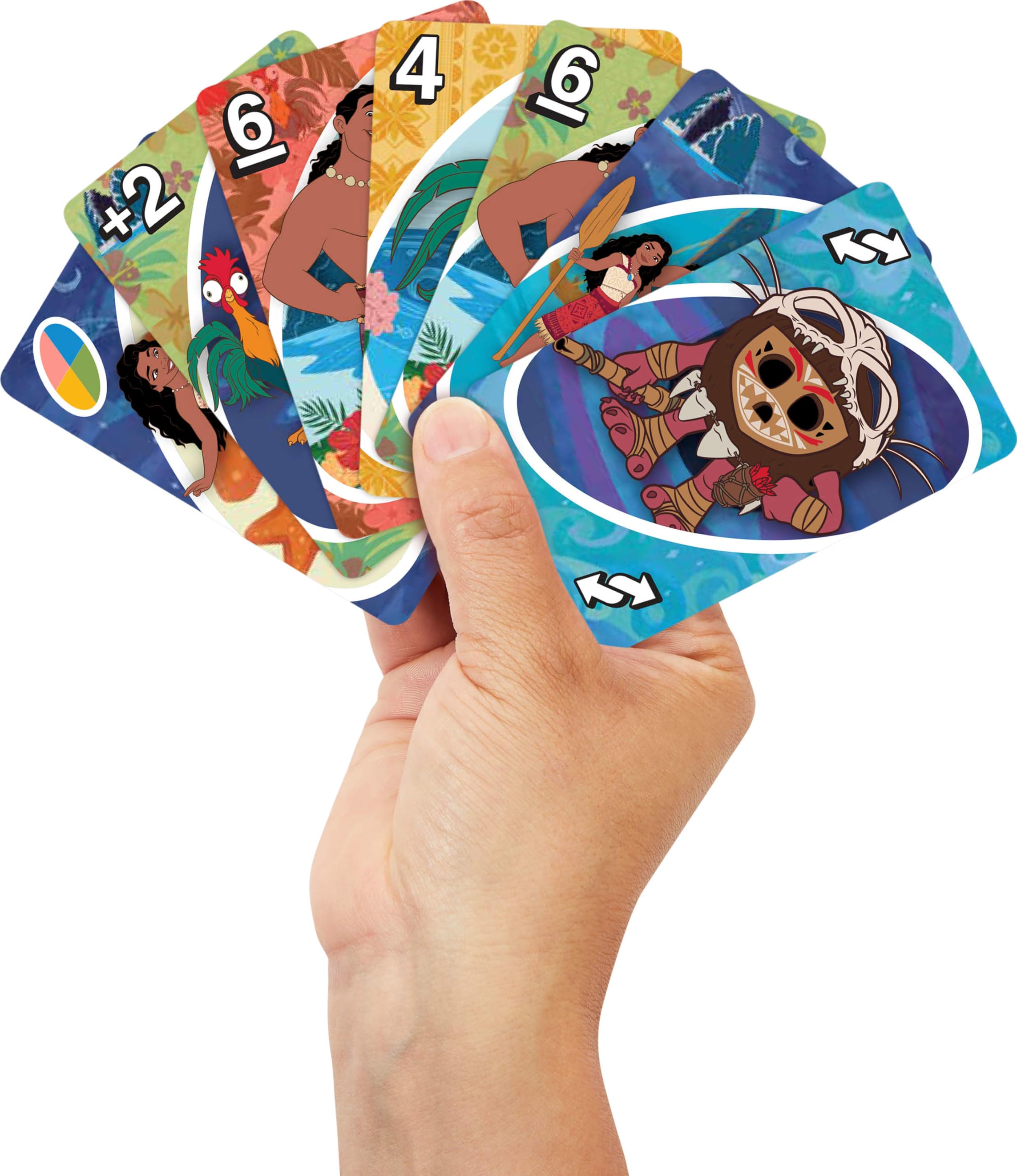 Foto 3 pulgar | Juego De Cartas Mattel Games Uno Disney Moana 2 Para Niños Mayores De 7 Años - Venta Internacional.