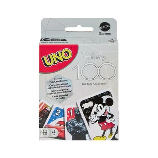 Foto 1 | Juego De Cartas Mattel Uno Disney 100 Para Niños Con Lámina Coleccionable - Venta Internacional.
