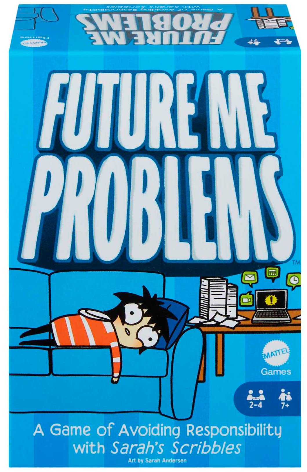 Foto 2 pulgar | Juego De Cartas Mattel Games Sarah's Scribbles Future Me Problems - Venta Internacional.
