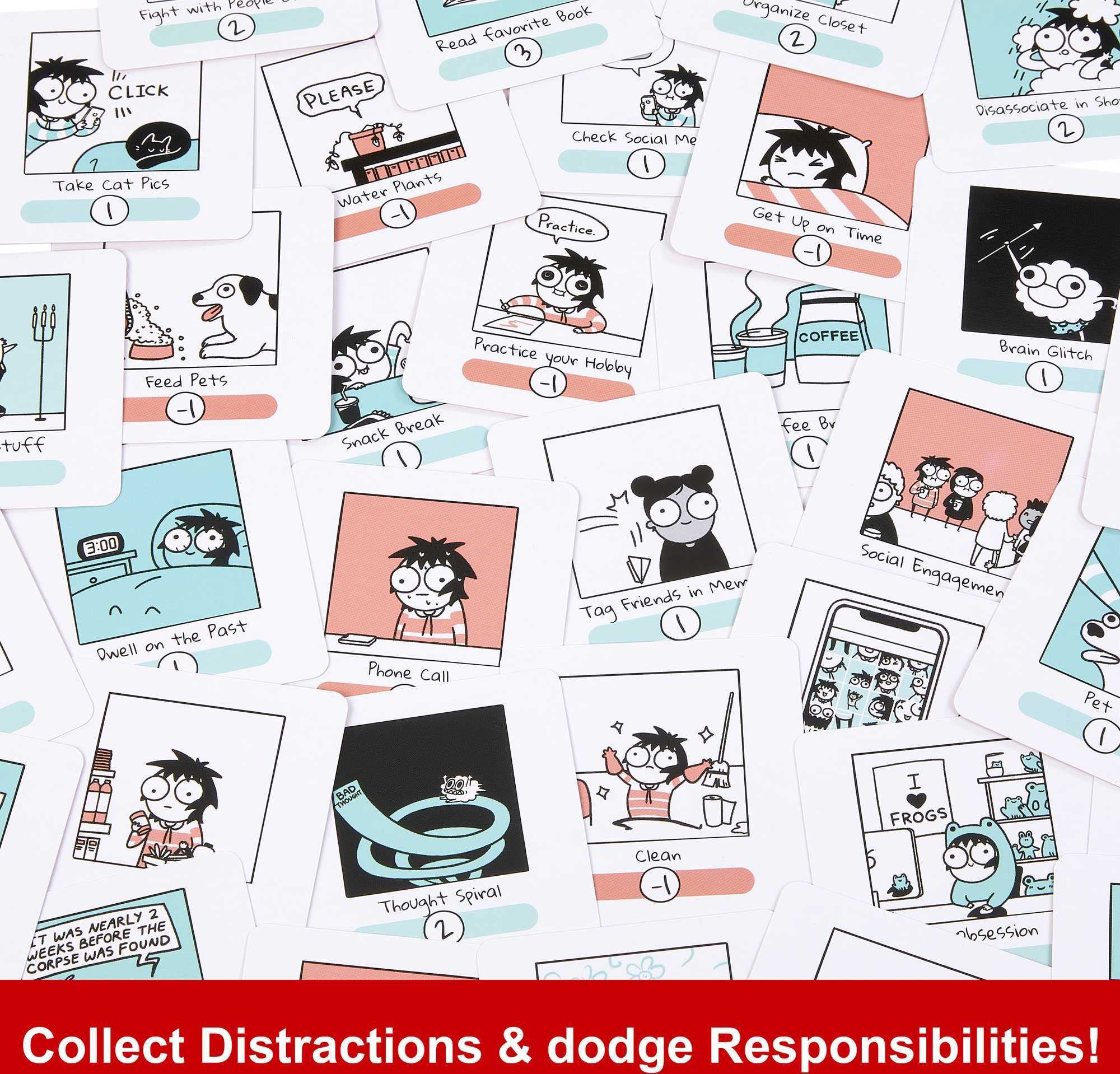 Foto 5 pulgar | Juego De Cartas Mattel Games Sarah's Scribbles Future Me Problems - Venta Internacional.