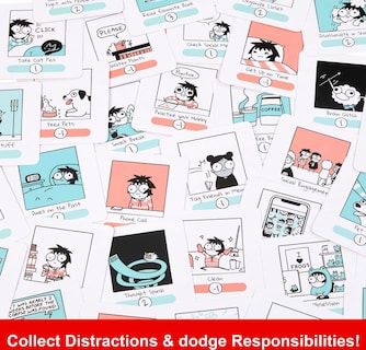 Foto 4 | Juego De Cartas Mattel Games Sarah's Scribbles Future Me Problems - Venta Internacional.