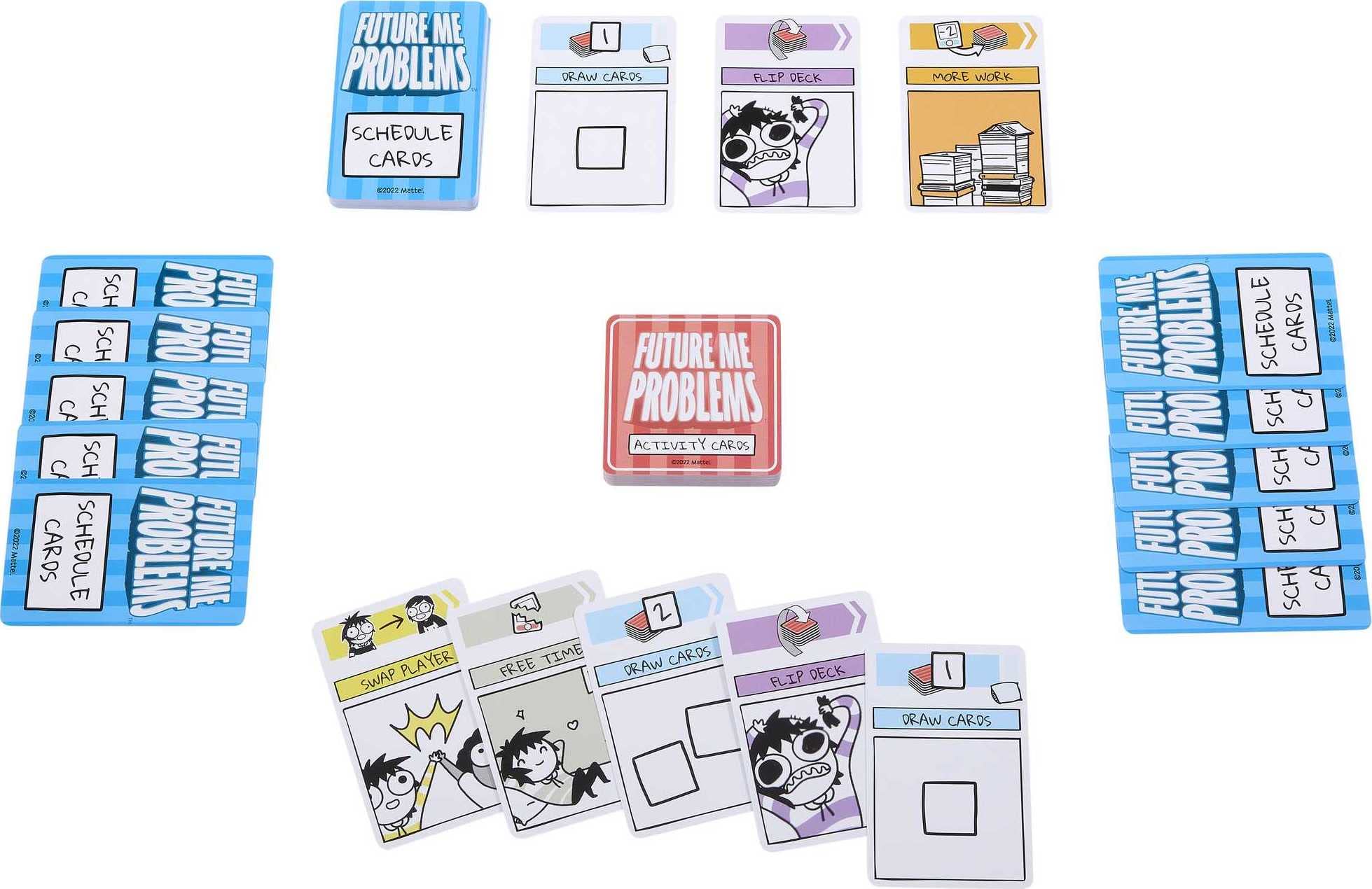 Foto 7 pulgar | Juego De Cartas Mattel Games Sarah's Scribbles Future Me Problems - Venta Internacional.