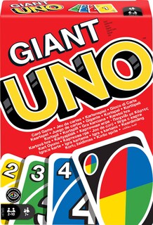Foto 1 | Juego De Cartas Mattel Games Uno Giant Para Mayores De 7 Años Con 108 Cartas - Venta Internacional.