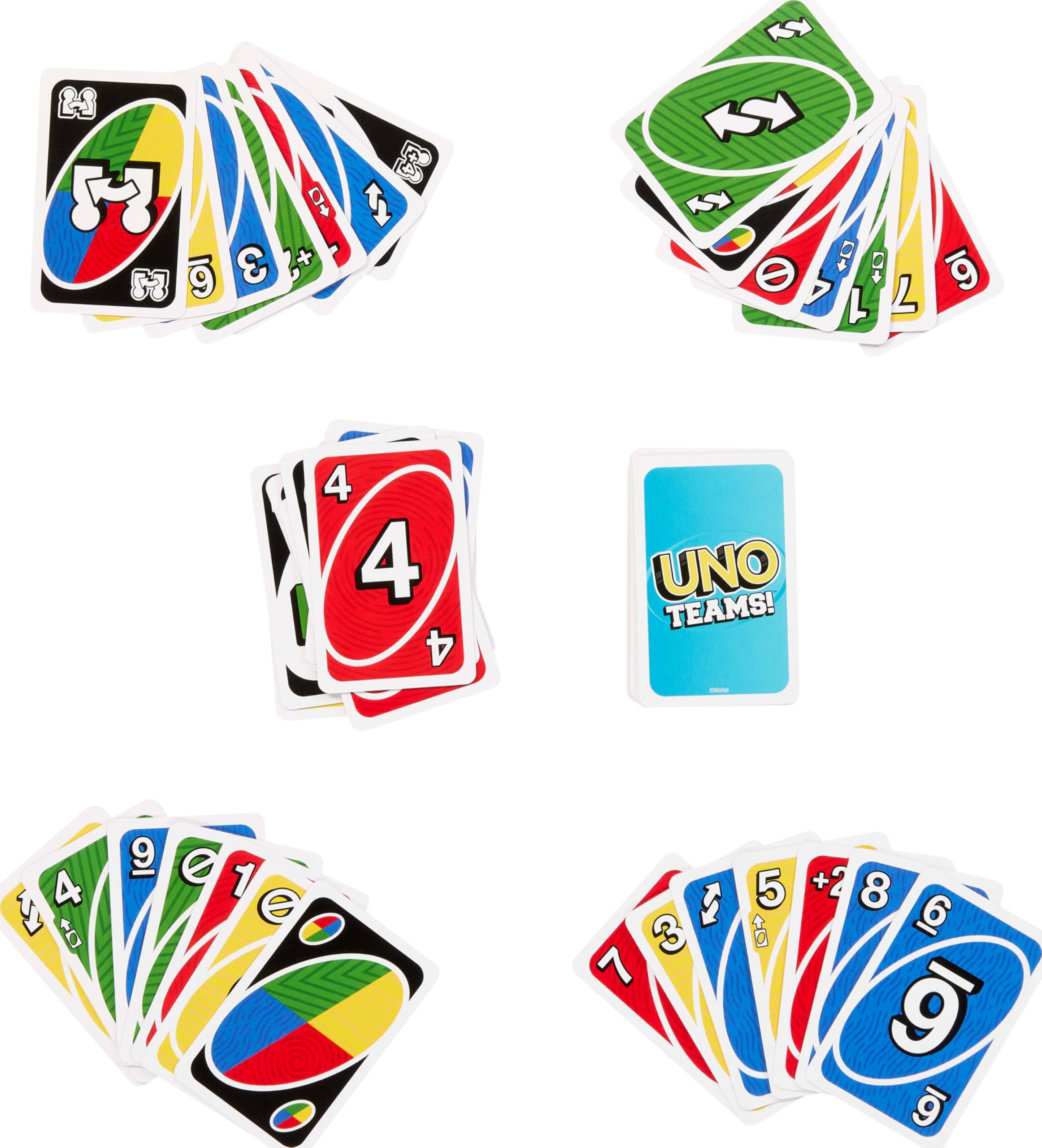 Foto 6 pulgar | Juego De Cartas Mattel Games Uno Teams Para Niños, Adultos Y Familiares - Venta Internacional.