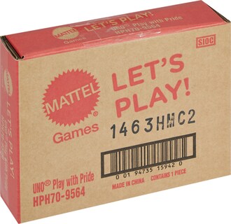 Foto 5 | Juego De Cartas Mattel Games Uno Play With Pride In Tin Box - Venta Internacional.