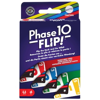 Foto 1 | Juego De Cartas Mattel Games Phase 10 Flip Family Para 2-6 Jugadores - Venta Internacional.